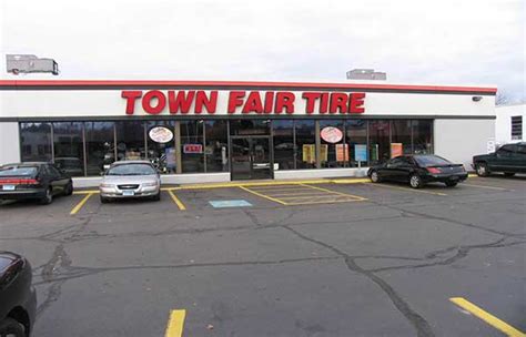 Specialties For more than 55 years we at Town Fair Tire have been serving the community by offering the safest and longest wearing tires at the guaranteed lowest prices. . Town fair tires near me